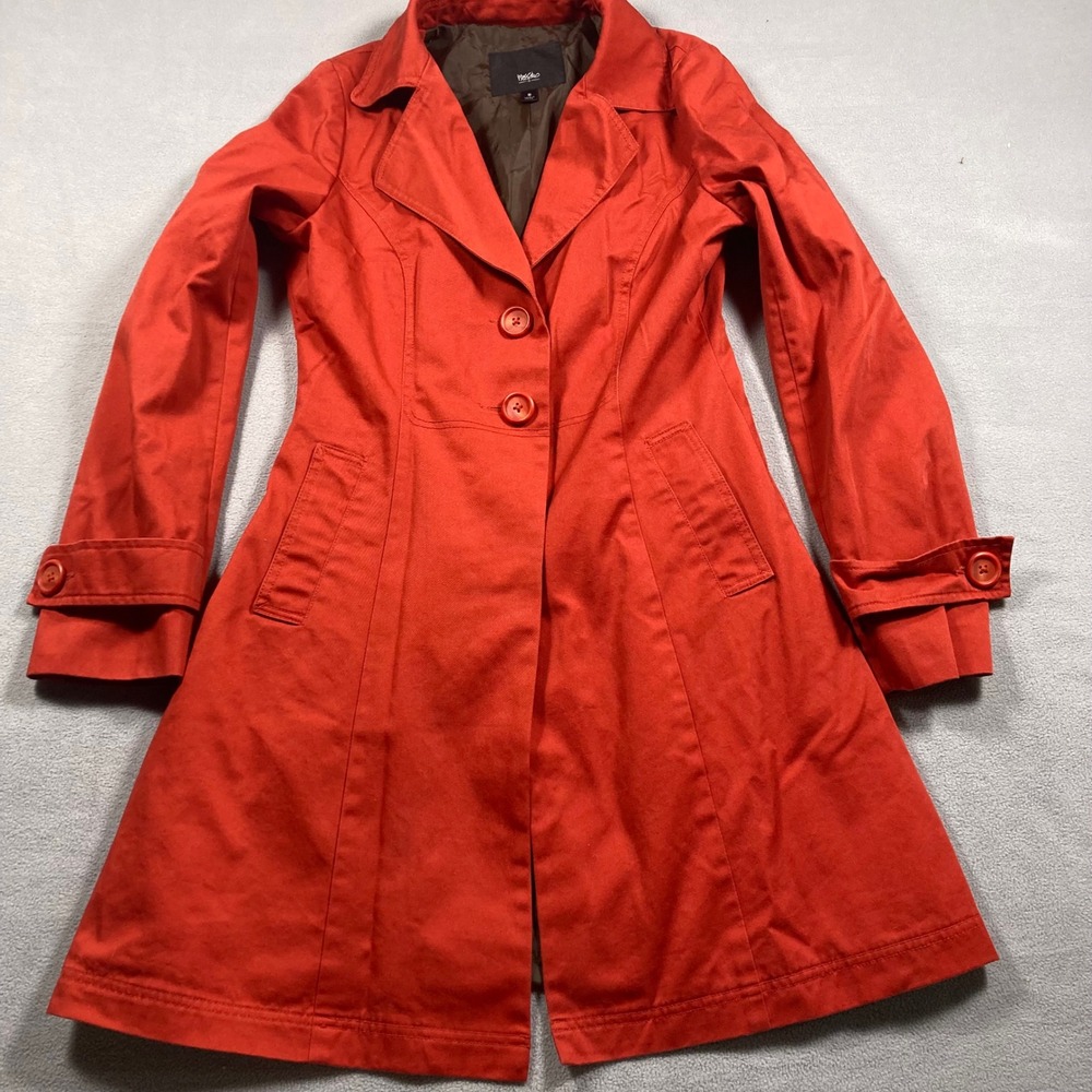 Mossimo Coat Womens Small Red